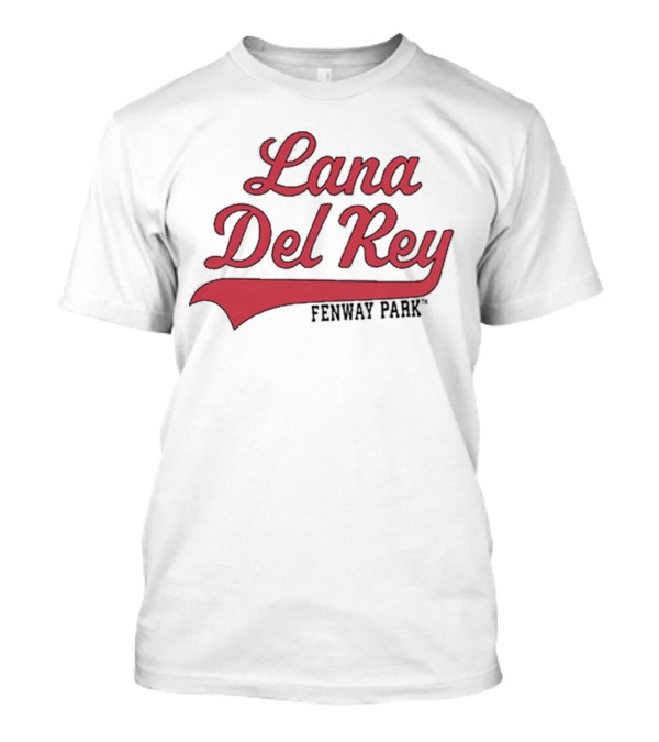 Lana Del Rey Fenway Park Red Sox Script Style 2024 Boston Event T-Shirt
