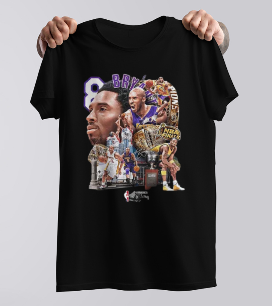 Kobe Bryant NBA Finals Champion Lakers Legends 24 Mamba T-Shirt