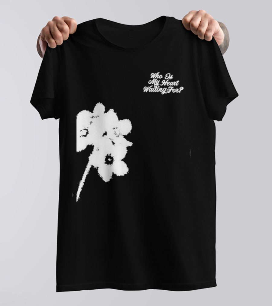 Who Is My Heart Waiting For Park Jimin Flower T-Shirt