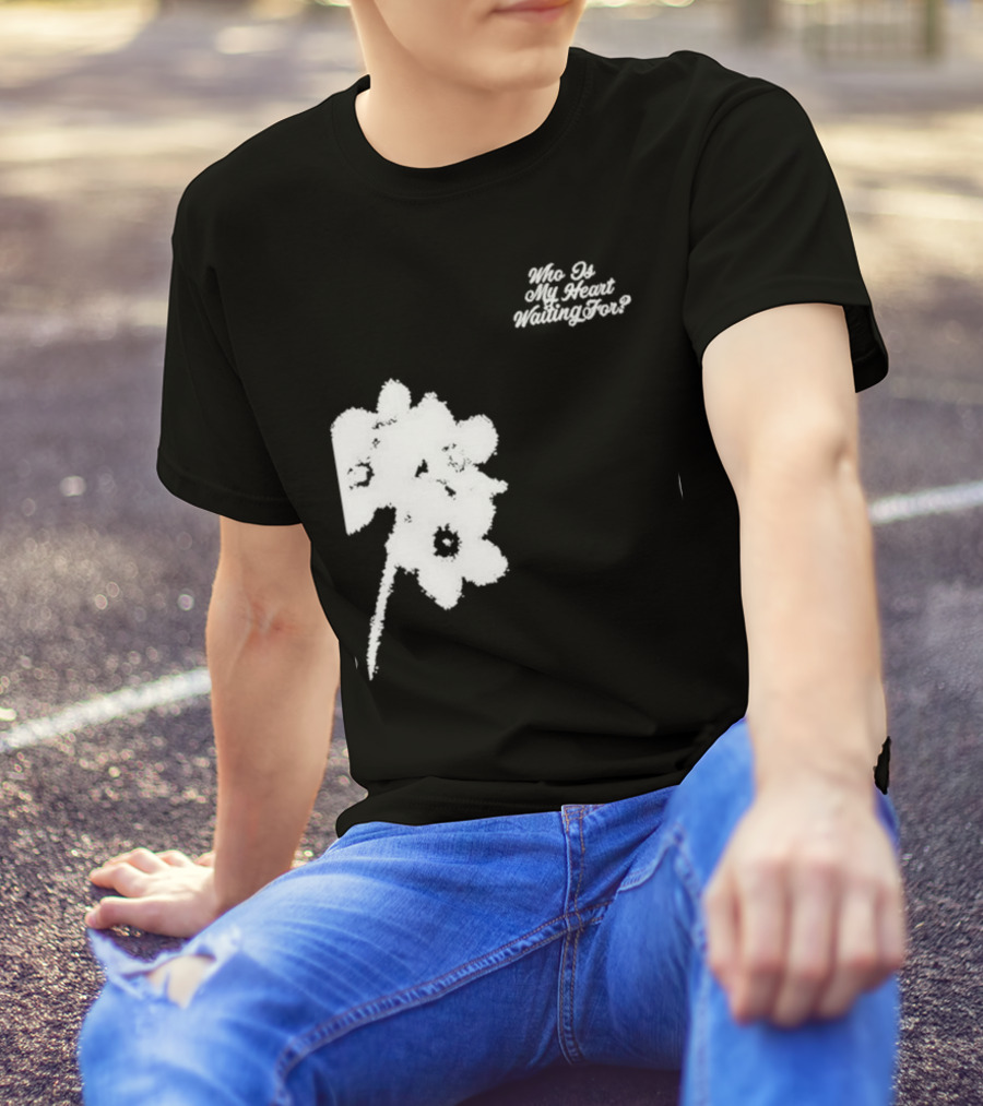 Who Is My Heart Waiting For Park Jimin Flower T-Shirt