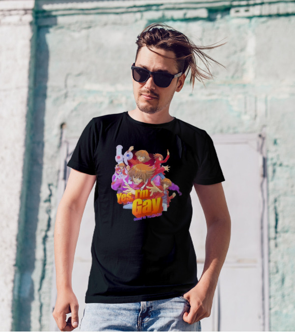 Yes I'm Gay Good At Yu-Gi-Oh Jaden Yuki Anime Character T-Shirt