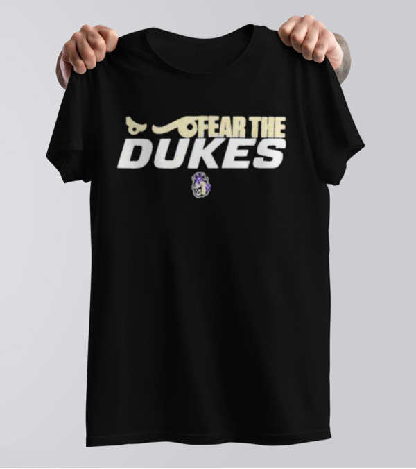 Fear The Dukes James Madison University Mascot T-Shirt