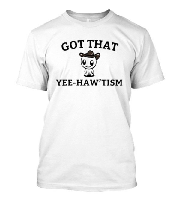Firepetalsco Cowboy Hat Smiley Got That Yee-Haw’tism T-Shirt