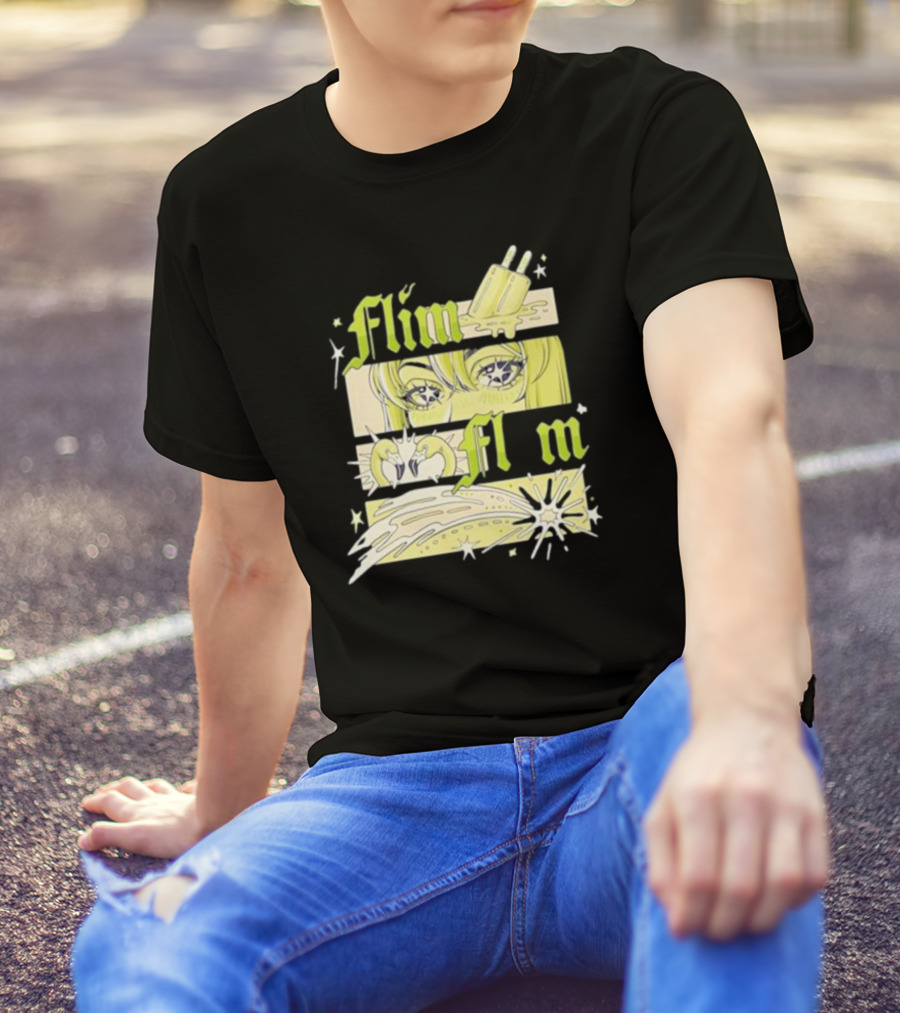 Flim Flam Popsicle Stars Anime Eyes Explosion T-Shirt