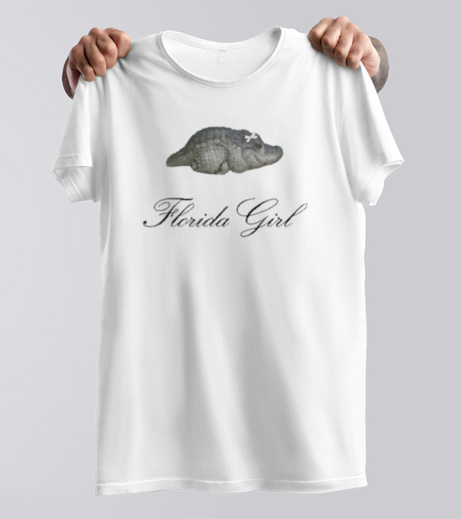 Florida Girl Baby Gator Coquette T-Shirt