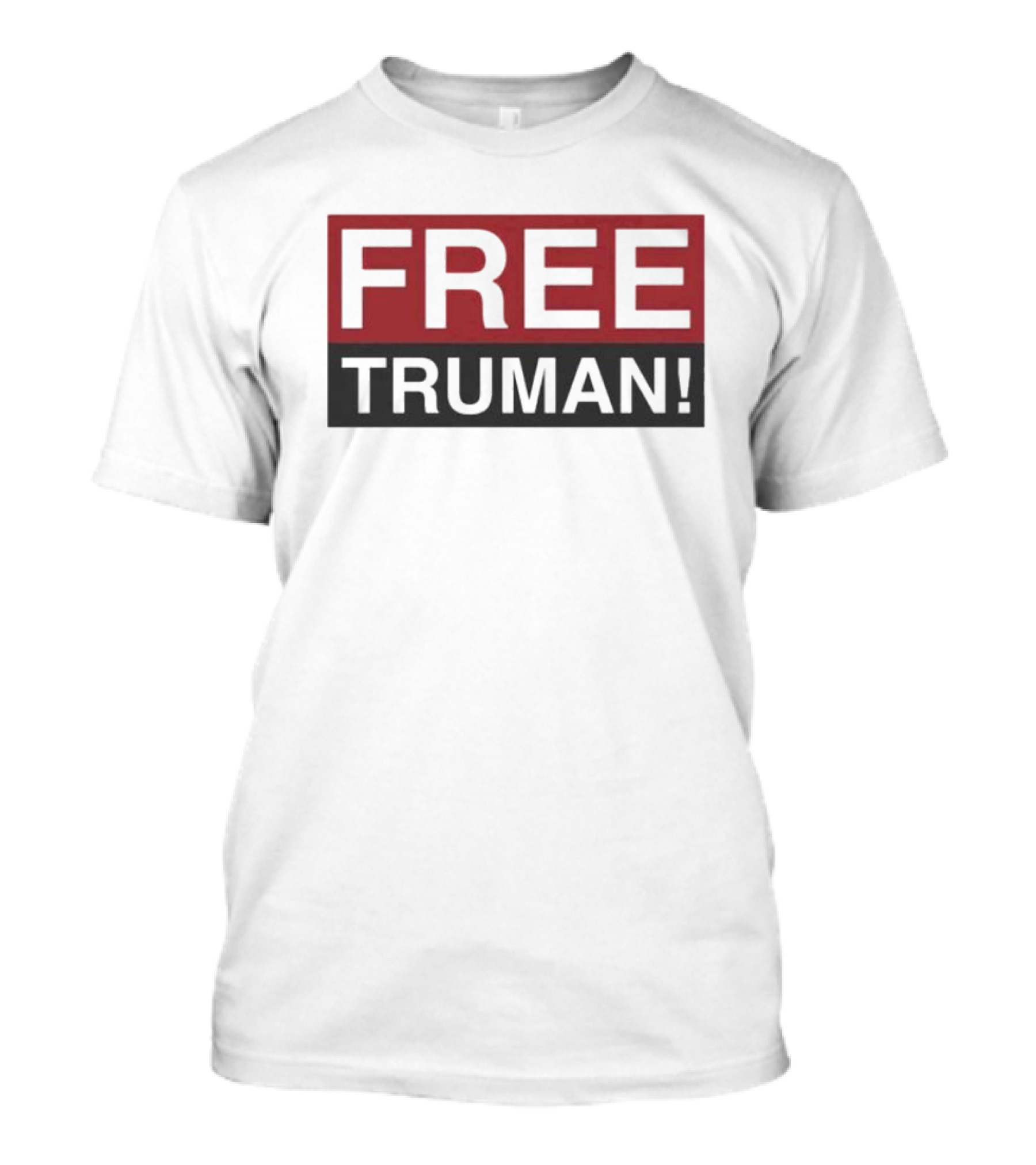 Free Truman Bold Statement Poster-Inspired T-Shirt