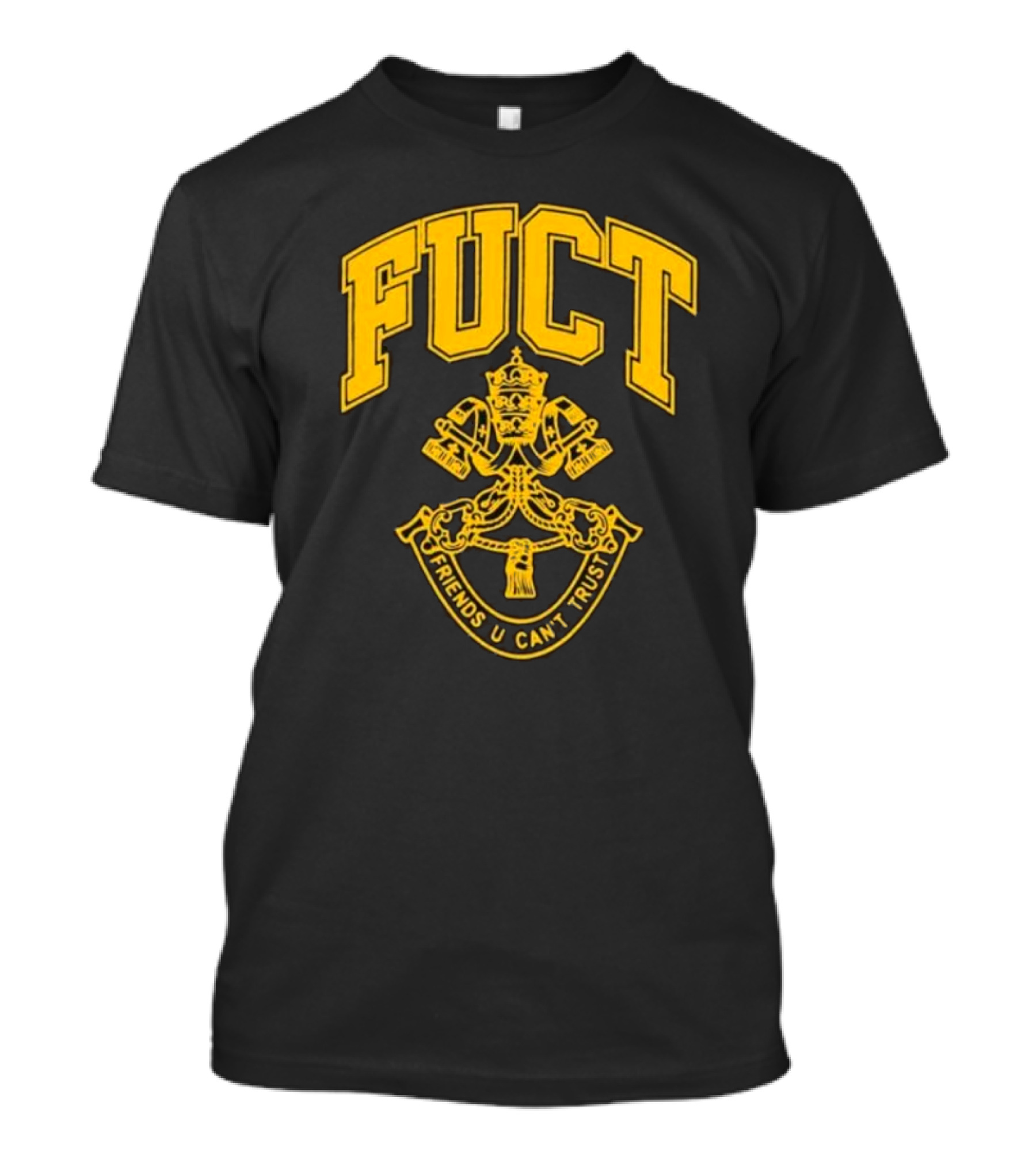 Fuct Friends U Can't Trust Vatican City Crest T-Shirt