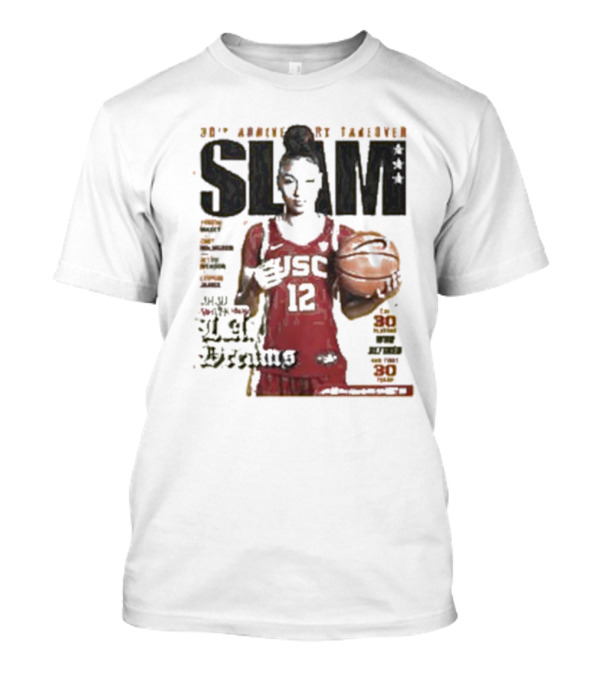 Slam 30th Anniversary Takeover Juju Watkins USC Basketball T-Shirt