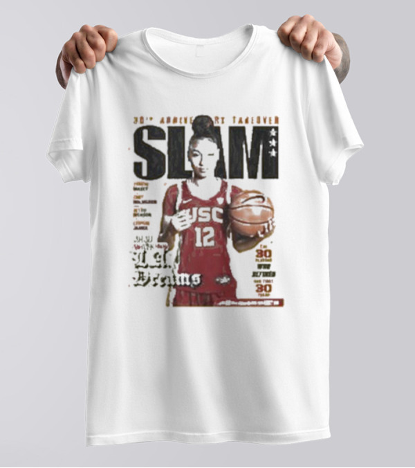 Slam 30th Anniversary Takeover Juju Watkins USC Basketball T-Shirt