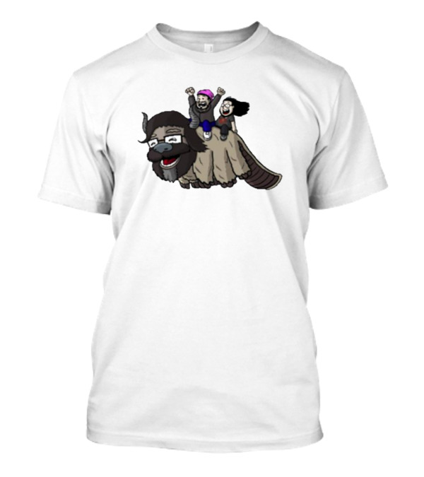 Dave Wonder Bearded Beauties Flying Creature Friends T-Shirt