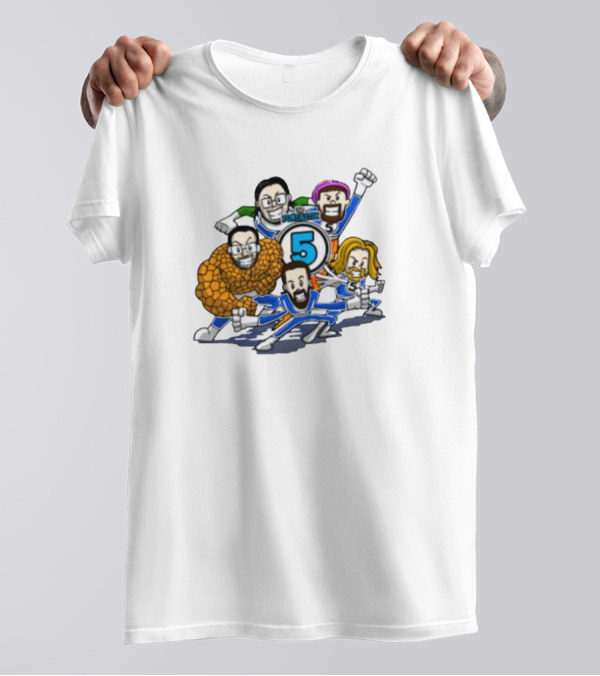 Dave Wonder Funtastic 5 Superhero T-Shirt