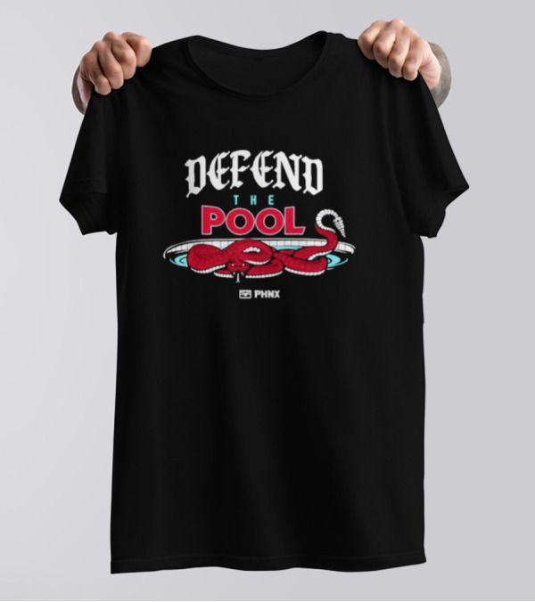 DEFEND THE POOL Red Snake PHNX T-Shirt