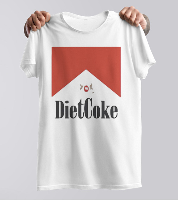 Diet Coke Marlboro Parody Cigarettes T-Shirt