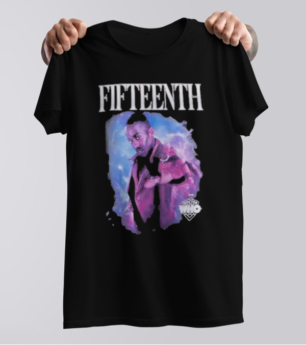 Fifteenth Doctor Who Portrait In Cosmic Energy Background T-Shirt