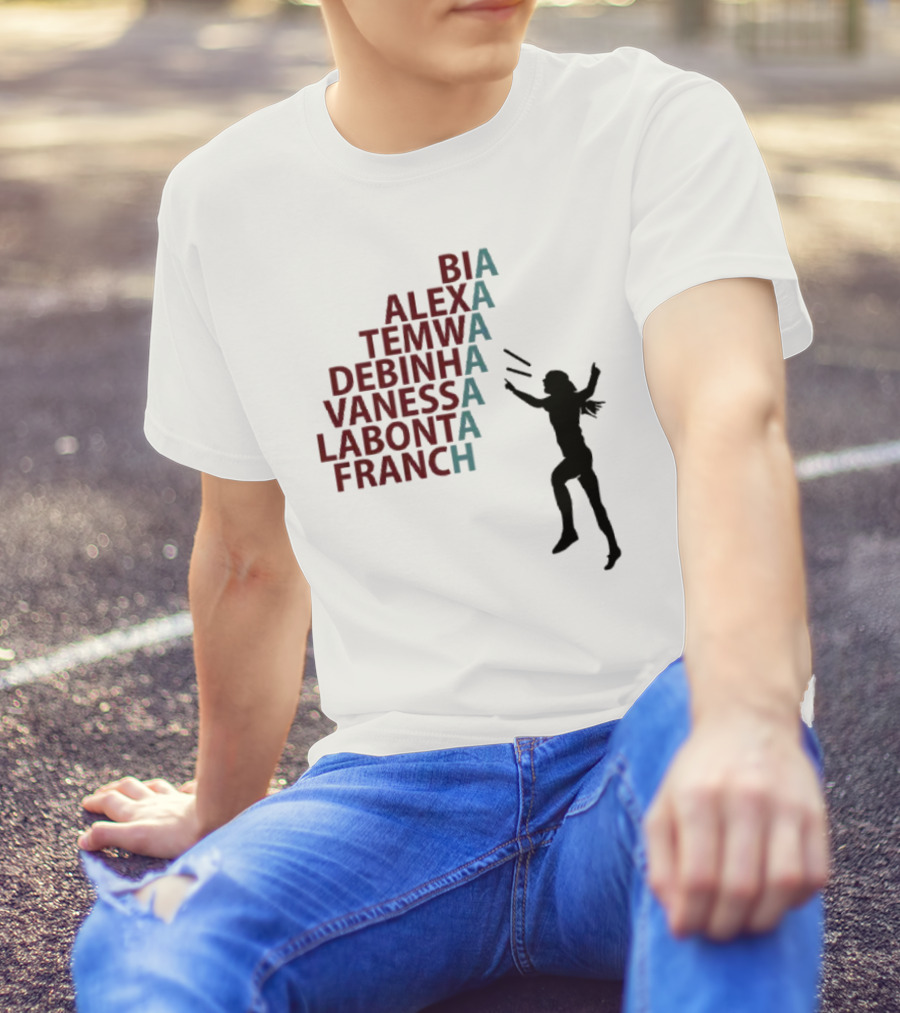 Bia Alexa Temwa Debinha Vaness Labonta Franch Volleyball Player T-Shirt
