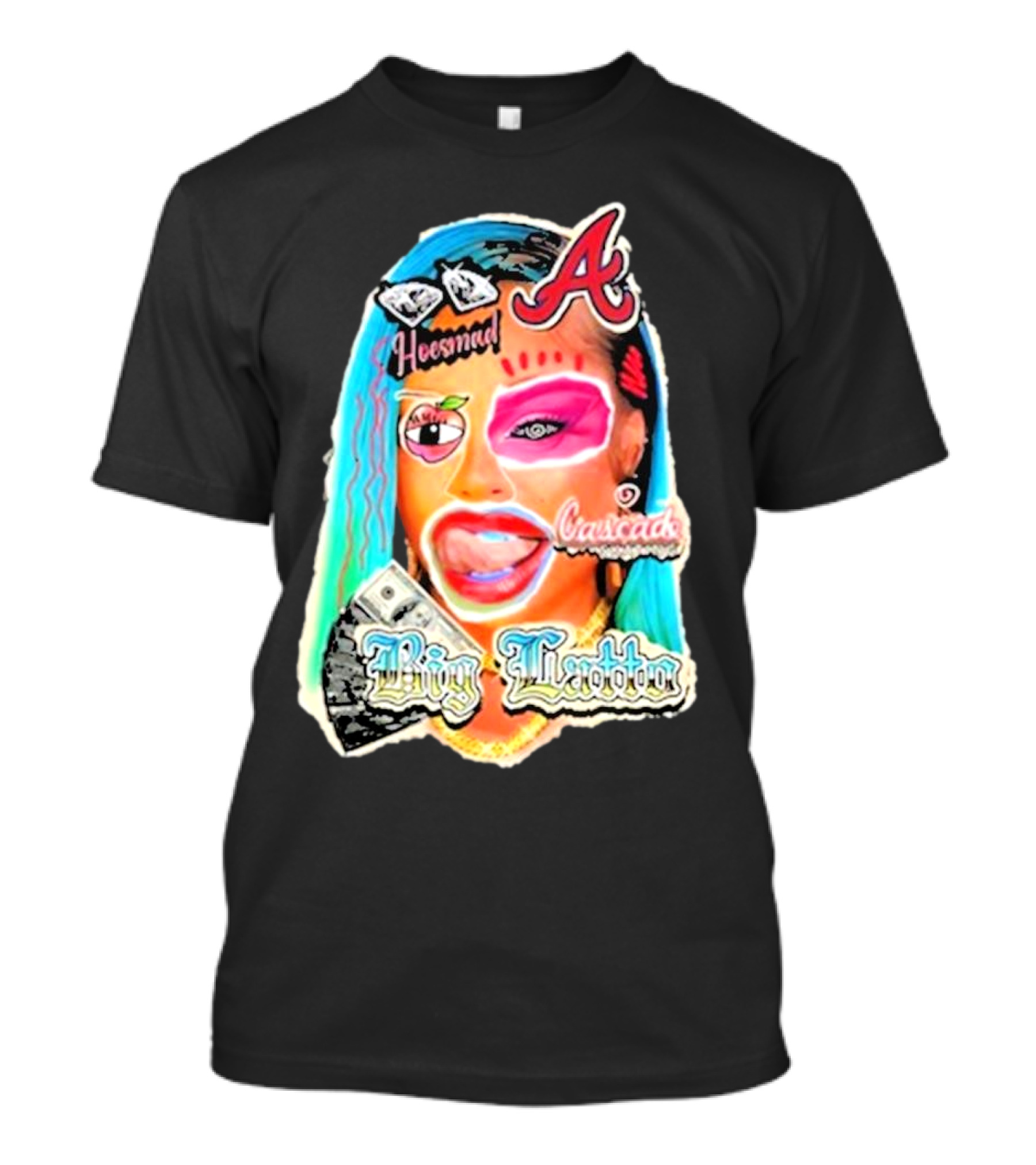 Big Latto Hoe$mad Cascade Atlanta Braves Money T-Shirt