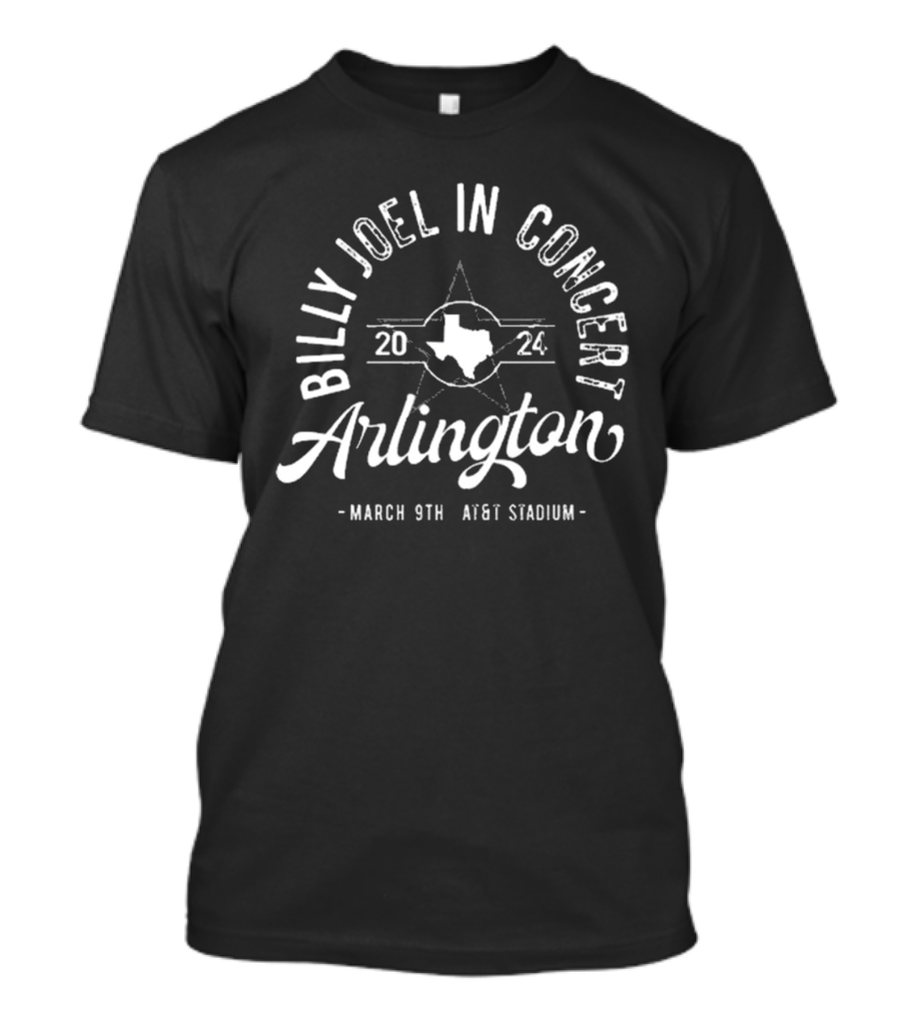 Billy Joel In Concert March 9th 2024 Arlington AT&T Stadium Texas T-Shirt
