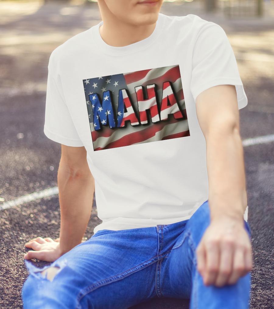 Bryce Lipscomb Maha Make America Healthy Again USA Flag T-Shirt