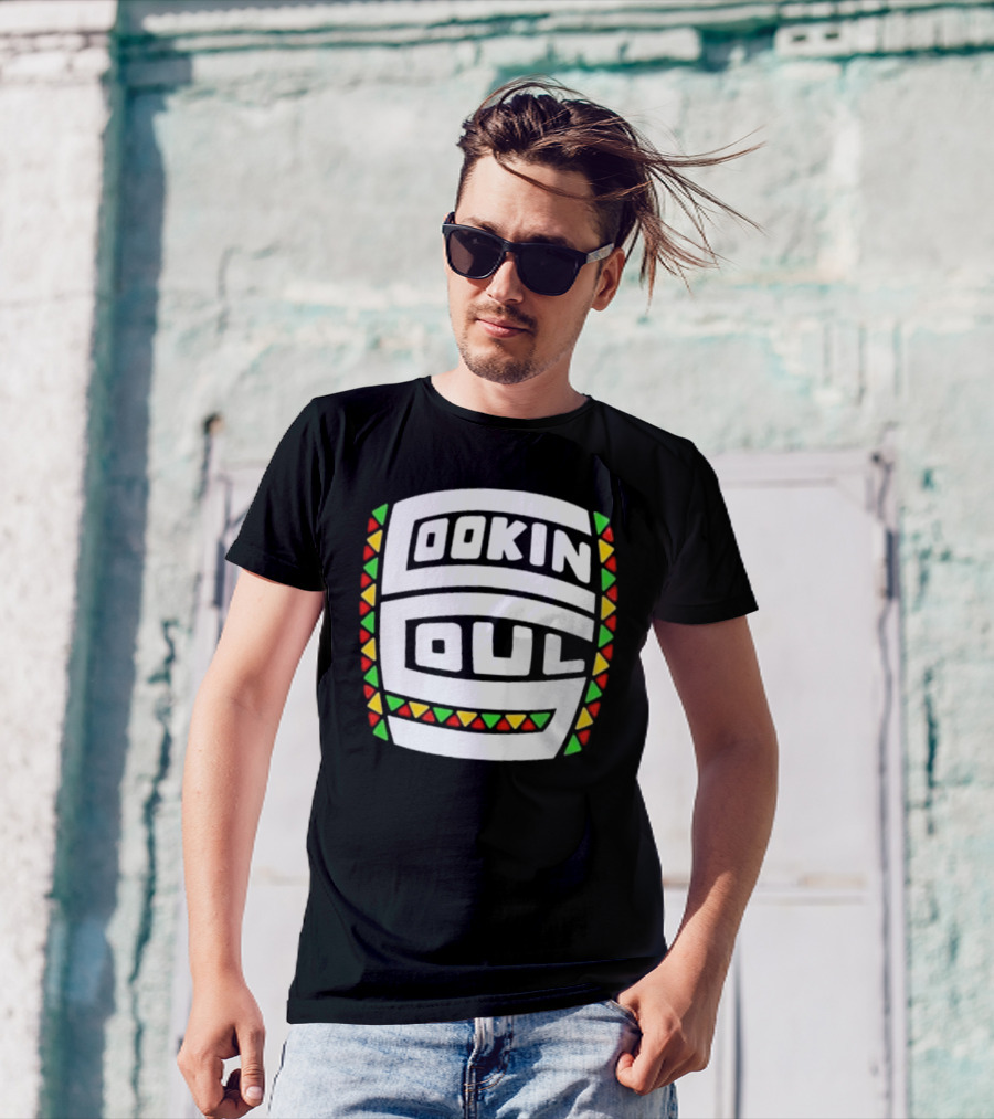 Cookin Soul Logo African Pattern Colors T-Shirt