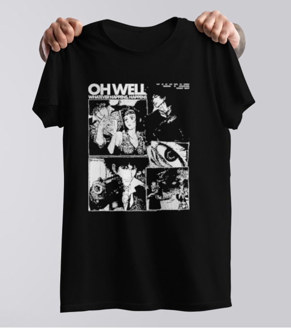 Cowboy Bebop Oh Well Whatever Happens Happens Manga Panels Day 28 Of 365 Days T-Shirt