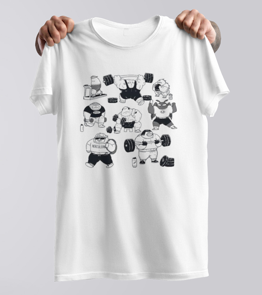 Cryptid Gym Weightlifting Monsters Fitness Club T-Shirt
