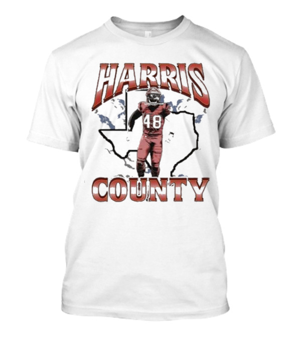 Harris County Texas Football Player 48 T-Shirt