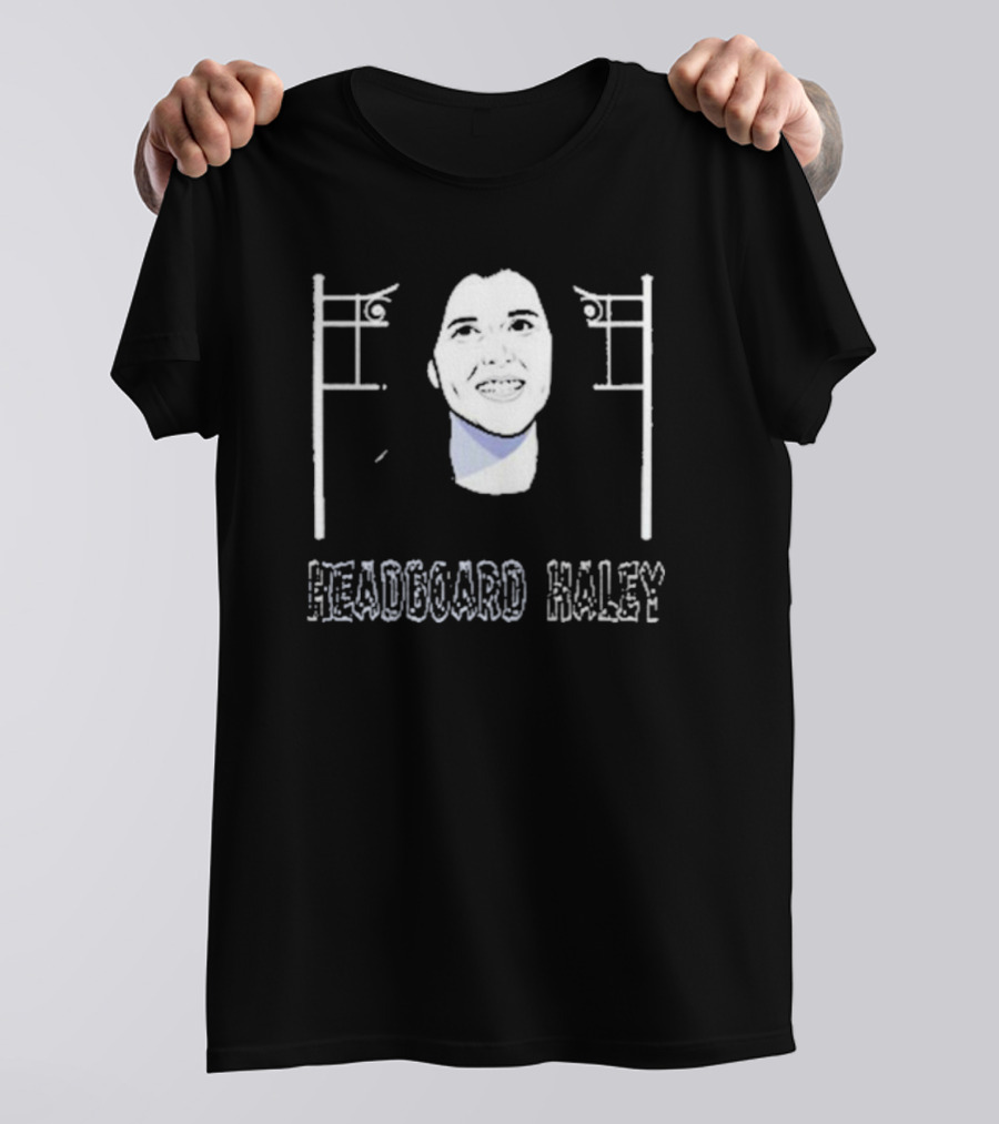 Headboard Haley Women Portrait With Decorative Headboard Elements T-Shirt