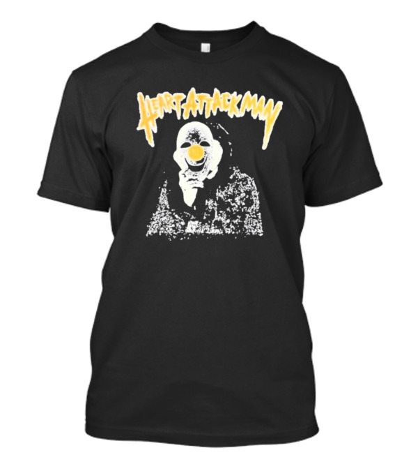 Heart Attack Man Clown Mask Grunge T-Shirt
