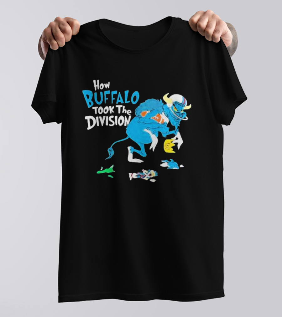 How Buffalo Took The Division Charging Blue Mascot T-Shirt