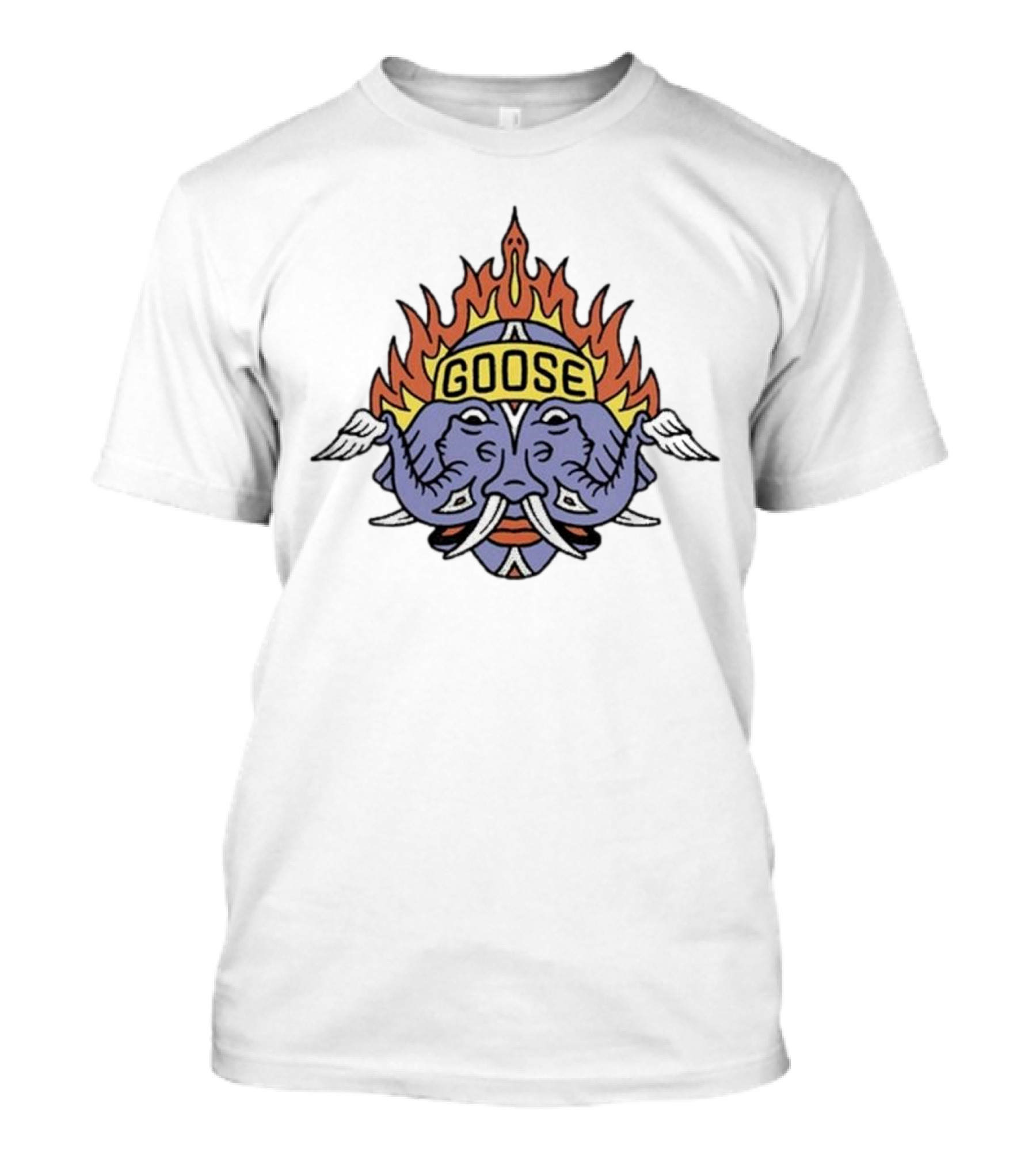 Goose September 1, 2024 In Holmdel, NJ Tour Flaming Elephants T-Shirt
