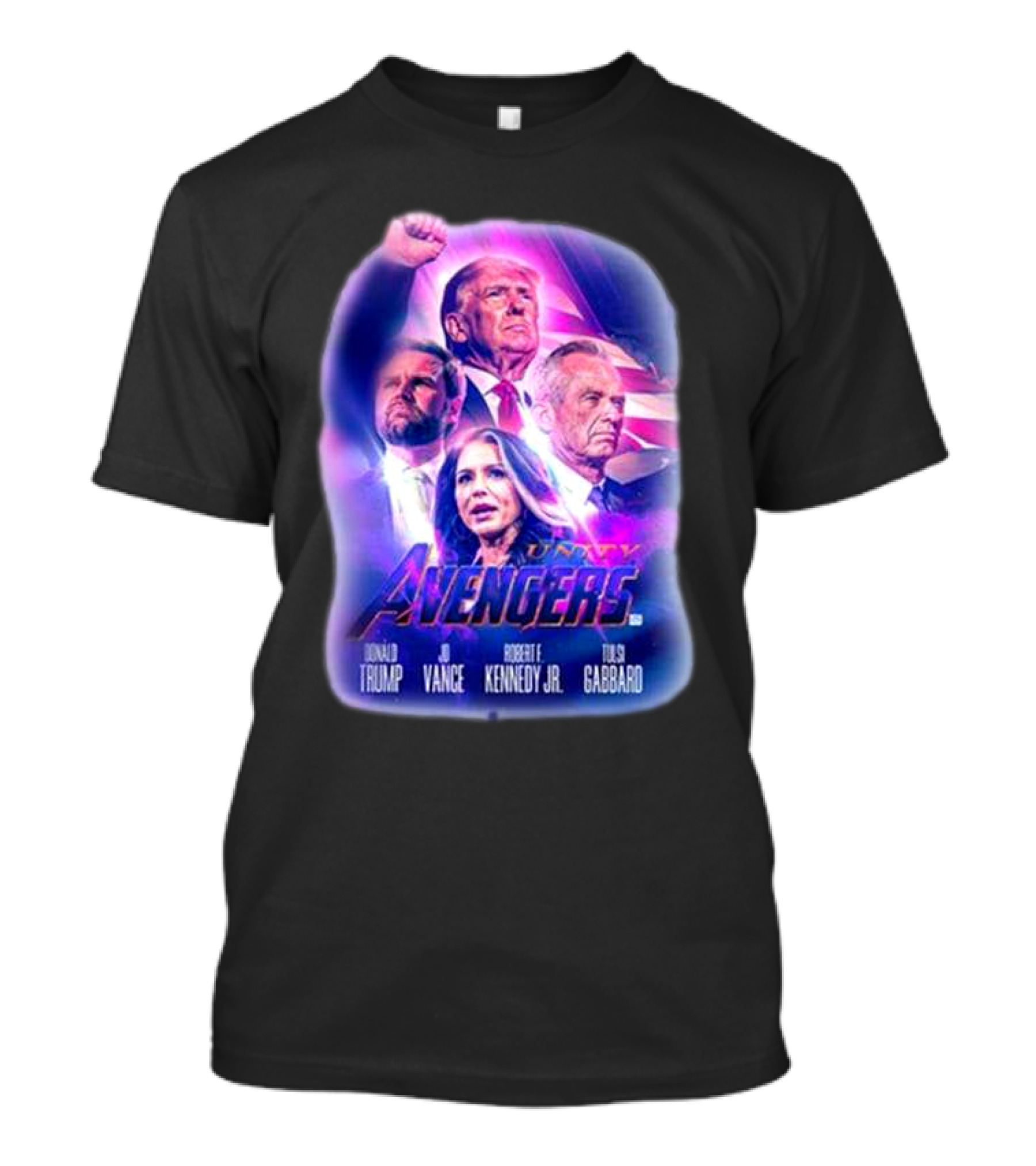 Unity Avengers Donald Trump Jd Vance Robert F. Kennedy Jr. Tulsi Gabbard T-Shirt