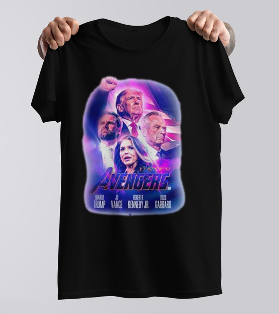 Unity Avengers Donald Trump Jd Vance Robert F. Kennedy Jr. Tulsi Gabbard T-Shirt