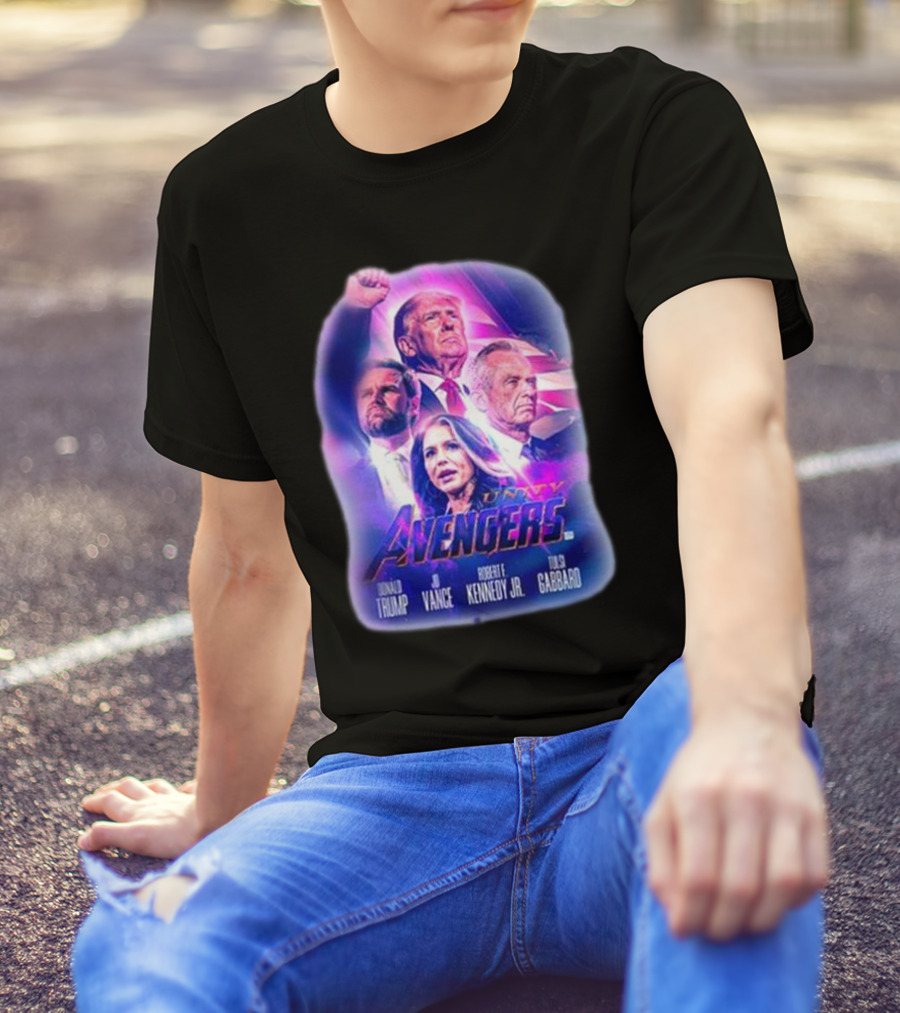 Unity Avengers Donald Trump Jd Vance Robert F. Kennedy Jr. Tulsi Gabbard T-Shirt