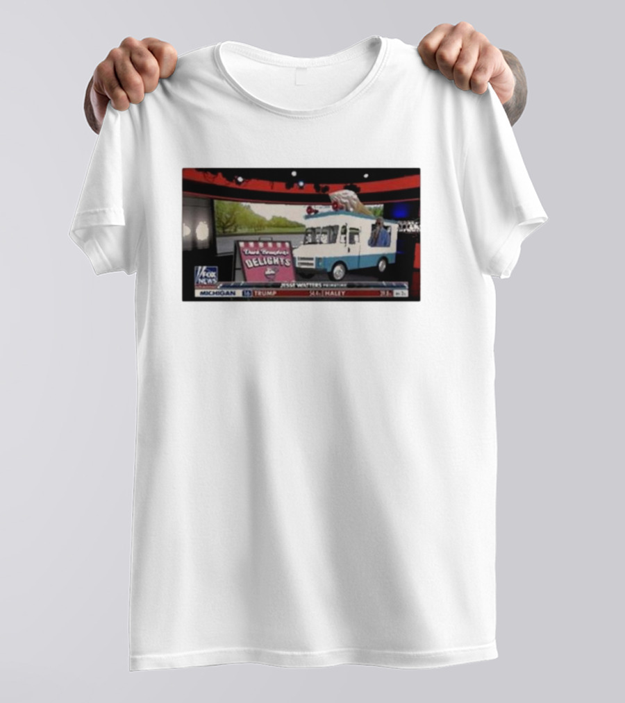 Jesse Watters Primetime Fox News Ice Cream Truck Delights T-Shirt