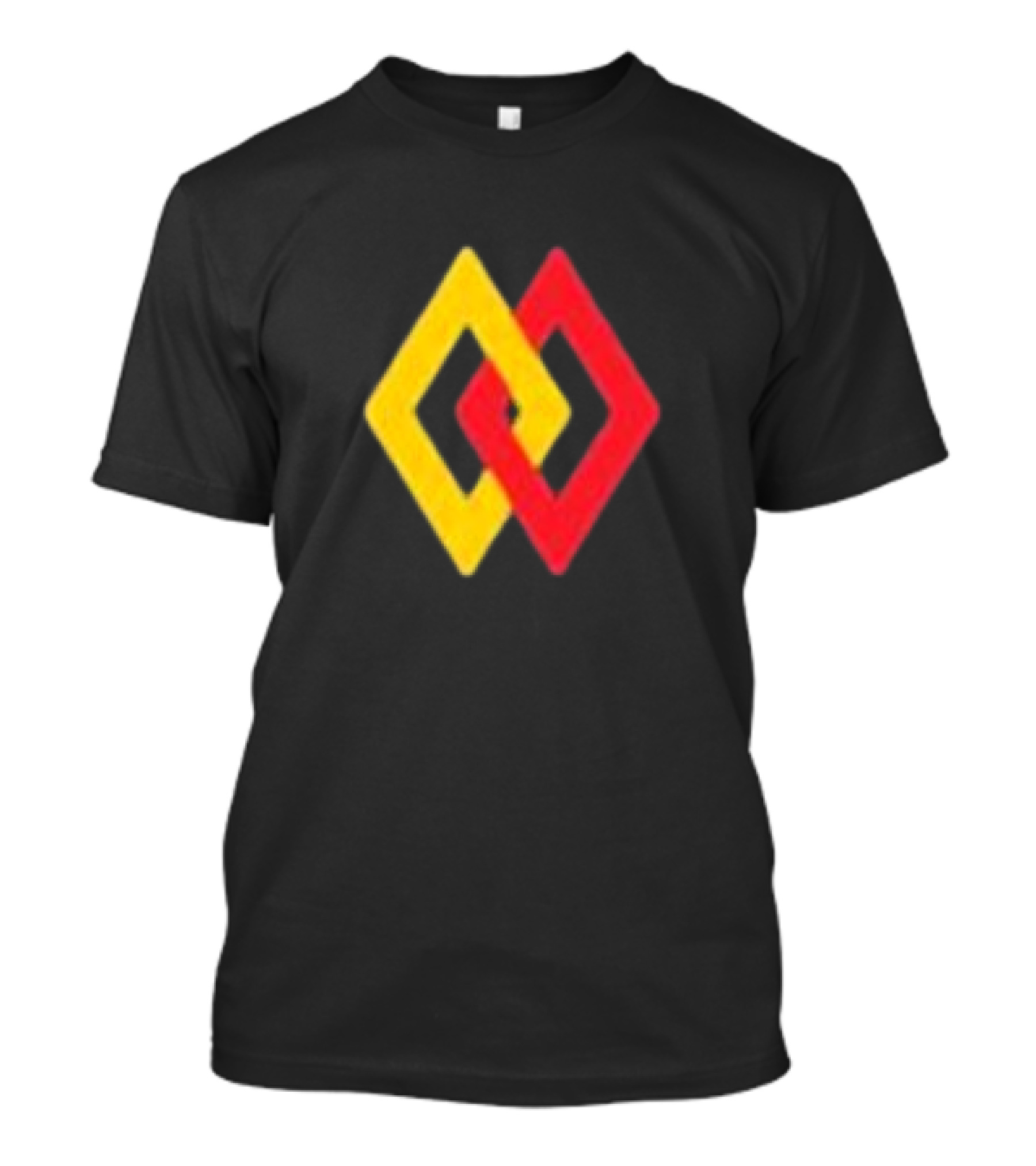 I Hope That She’s Real Interlocking Diamond Shapes T-Shirt