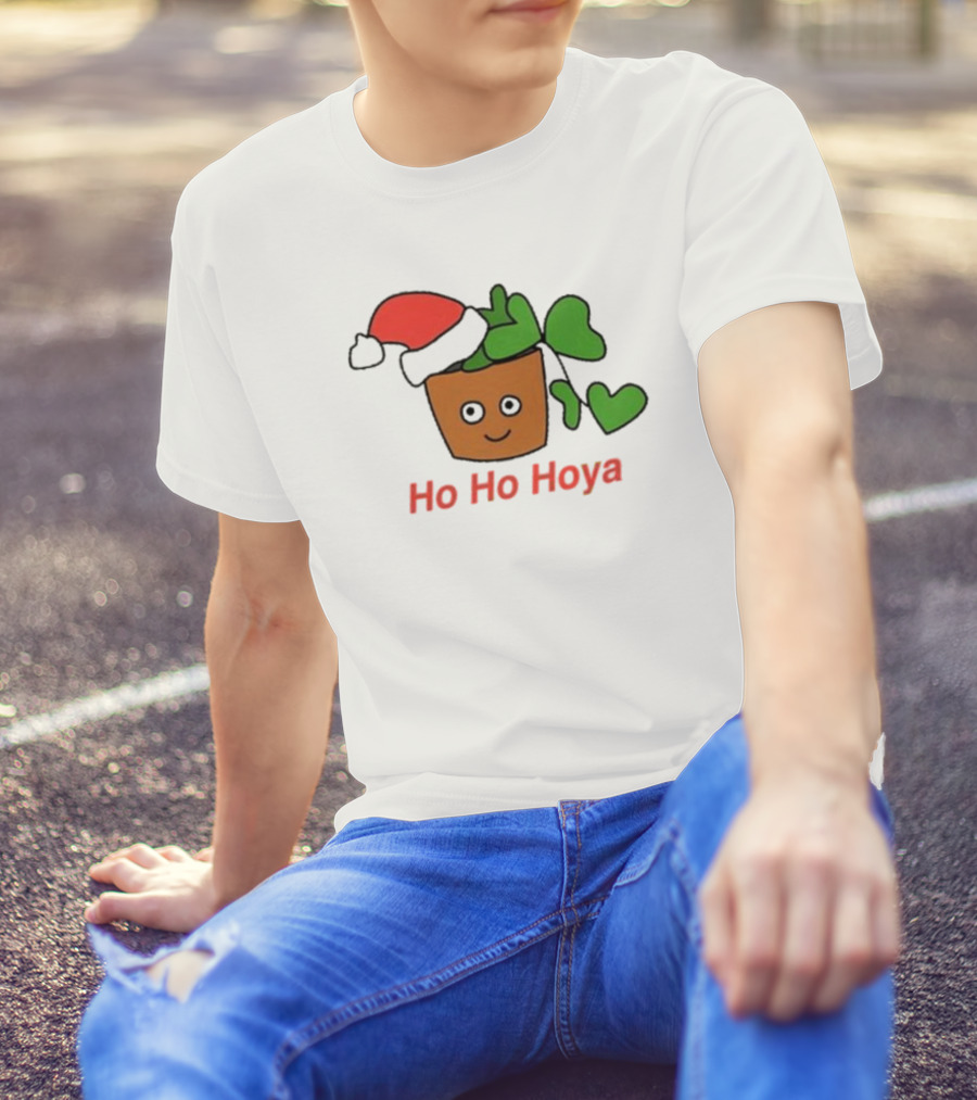 Ho Ho Hoya Santa Hat Hoya Plant Community T-Shirt