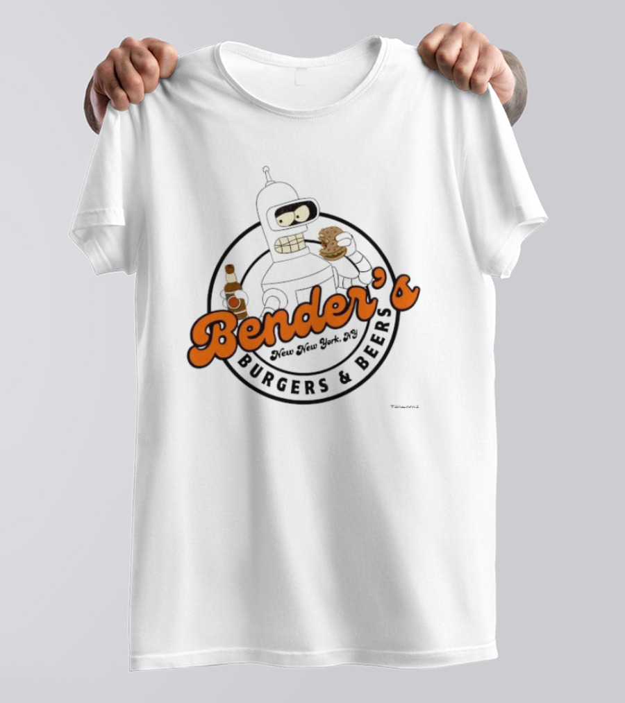 Bender’s Burgers And Beers New New York NY T-Shirt