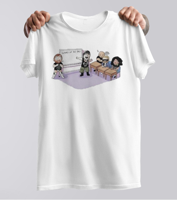 Word Of The Day Vocab Lessons With Professor Briscoe Classroom Scene T-Shirt