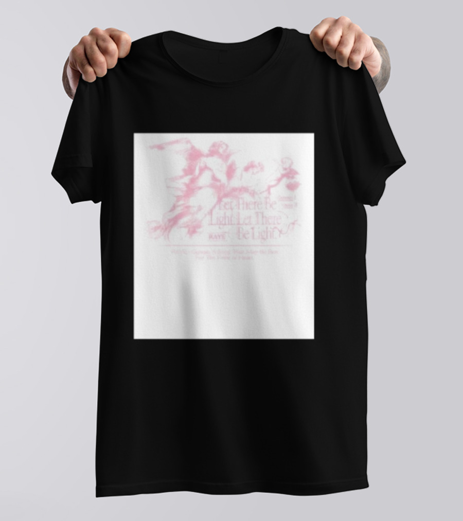 Let There Be Light Raye Genesis 1 Verse 3 For The Faint Of Heart T-Shirt