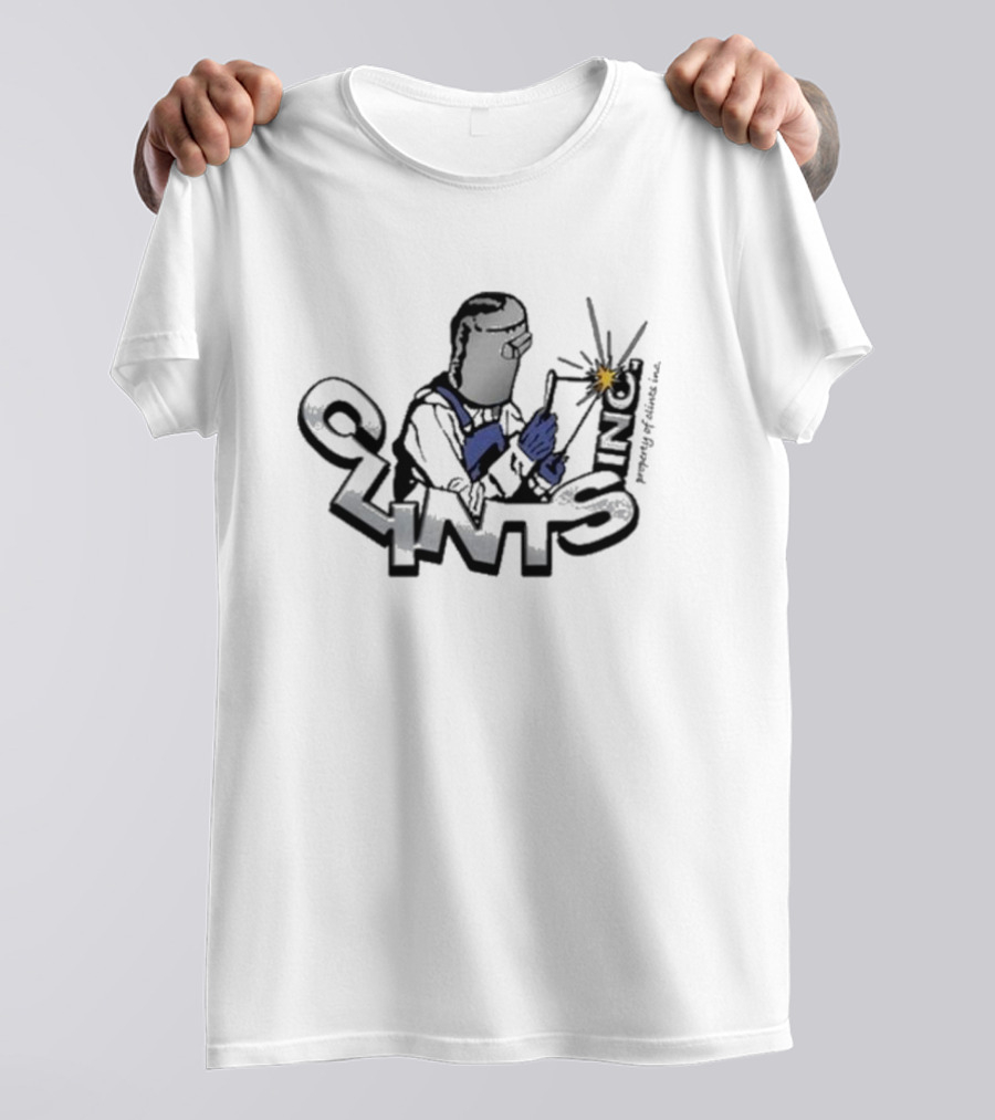 Property Of Mechanic Clint Inc Welding Clients Inc T-Shirt