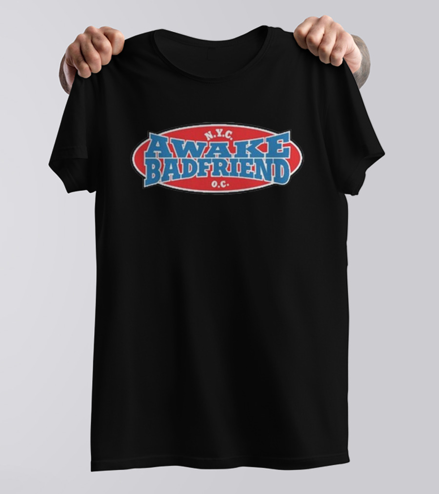 Awake Badfriend NYC OC Oval T-Shirt