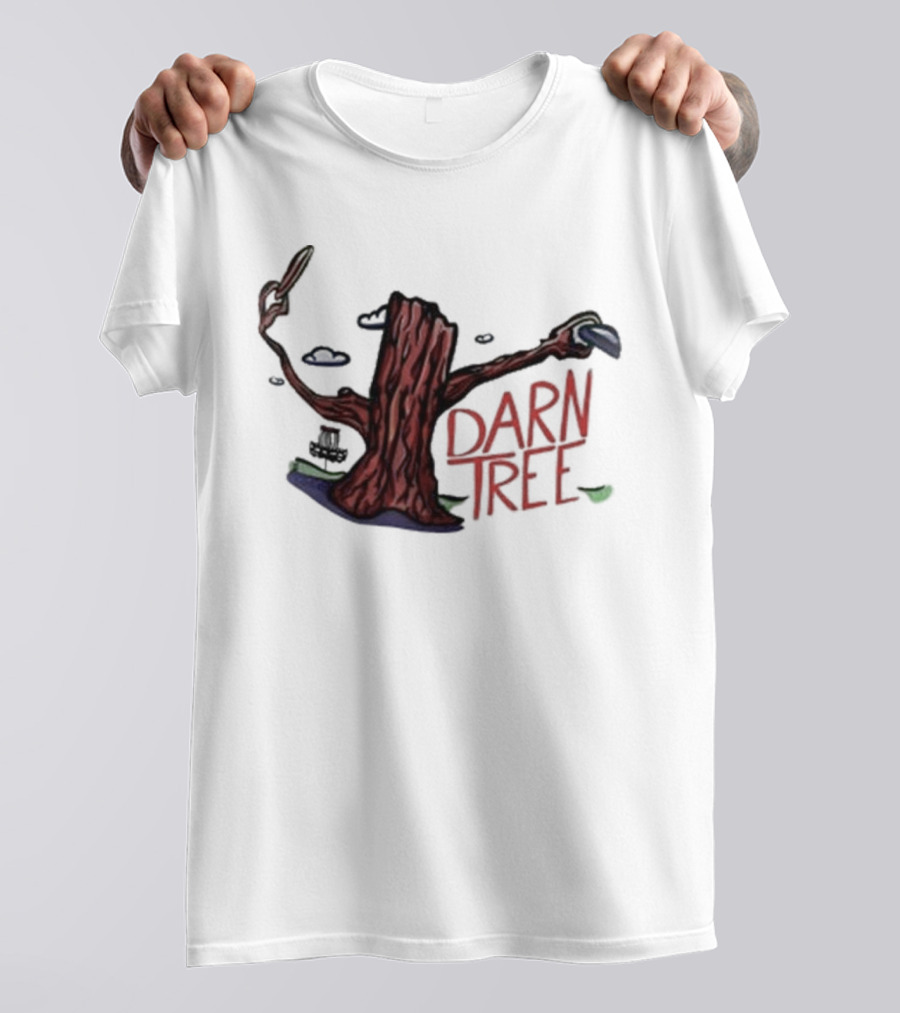 Banging Chains Darn Tree Disc Golf Humor T-Shirt