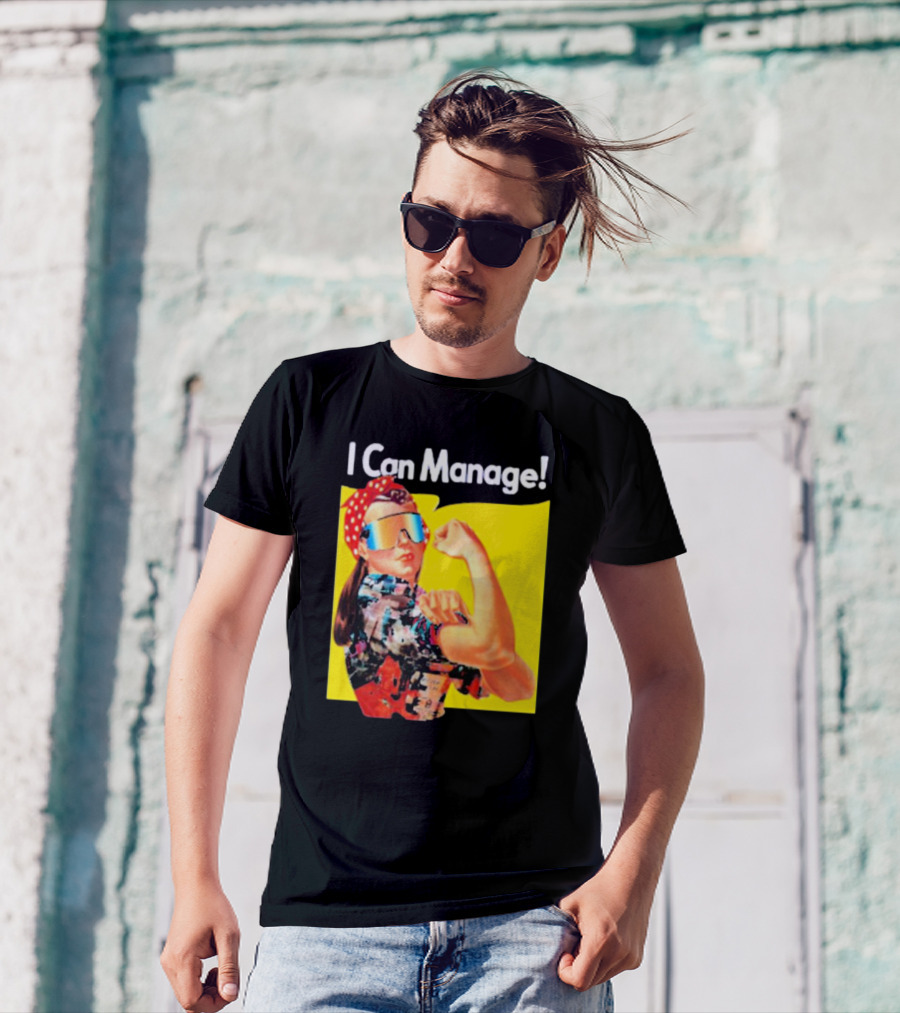 Local Dude Real Logan Ross I Can Manage Retro Iconic Concept T-Shirt