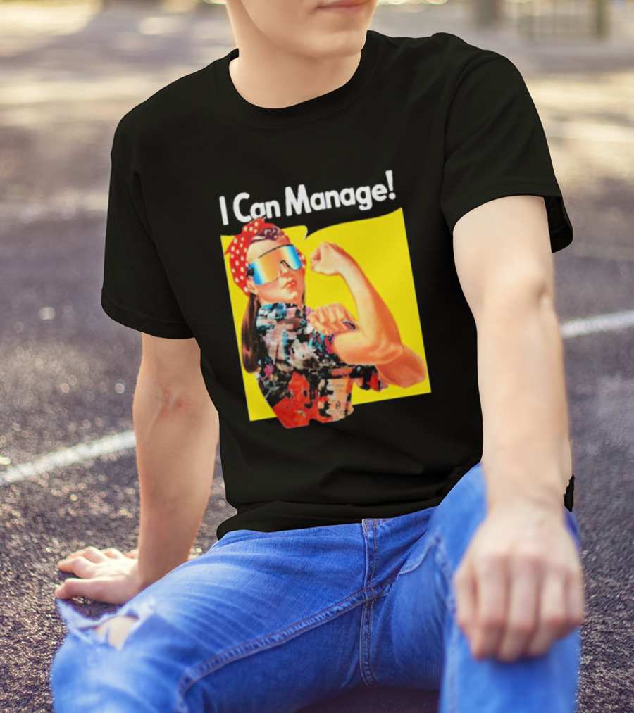 Local Dude Real Logan Ross I Can Manage Retro Iconic Concept T-Shirt