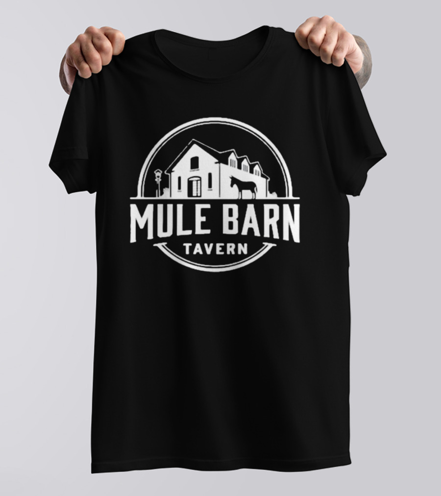 Mule Barn Tavern House And Mule T-Shirt