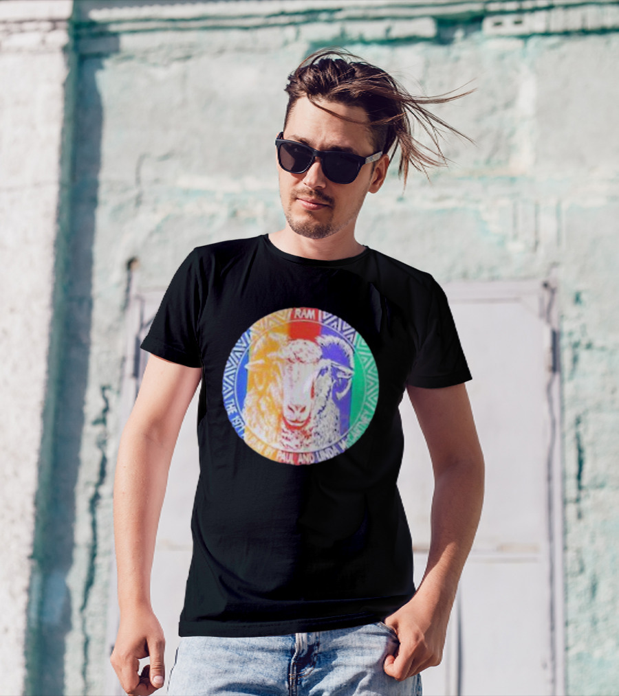 Ram The 1971 Album By Paul And Linda McCartney Multicolor T-Shirt