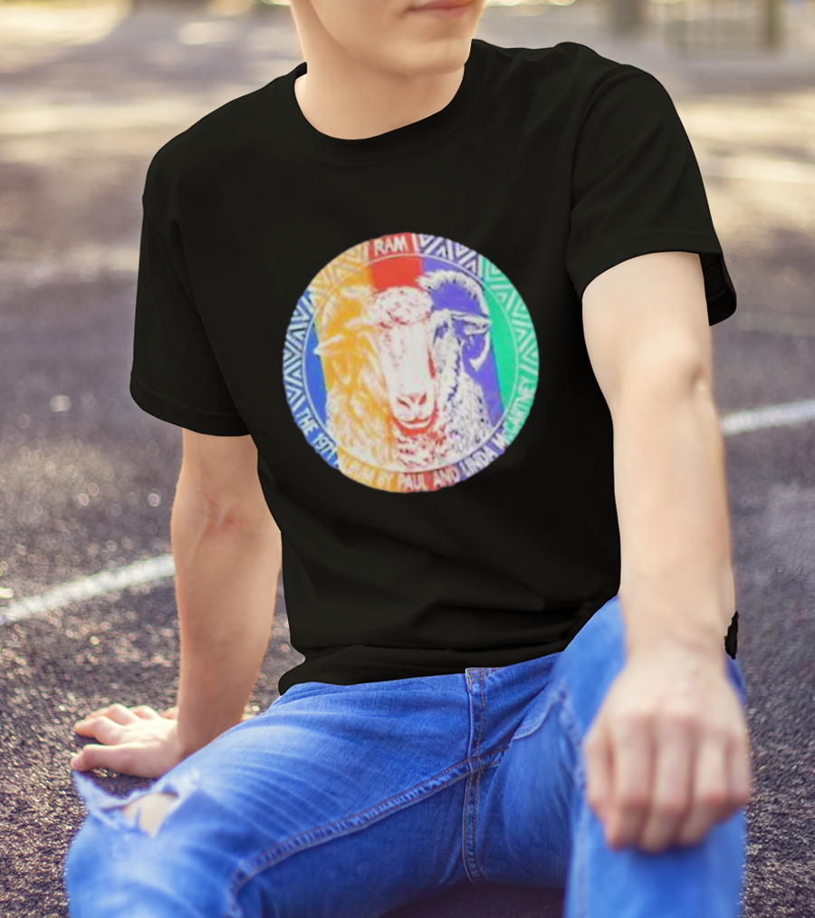Ram The 1971 Album By Paul And Linda McCartney Multicolor T-Shirt