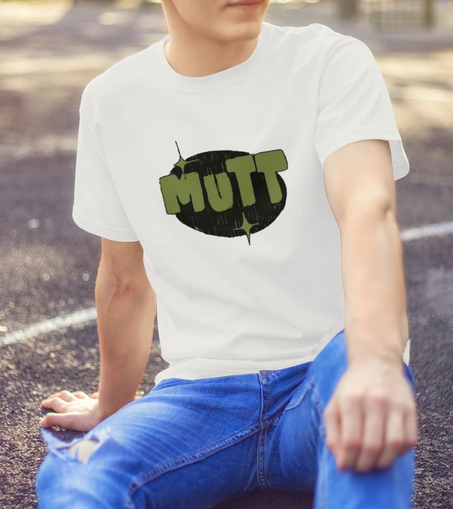 Mutt Bigsquidman Chunky Text Aesthetic T-Shirt