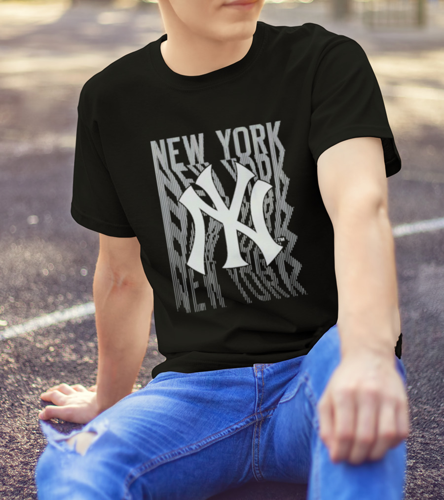 New York Yankees Youth Curveball Stripe T-Shirt