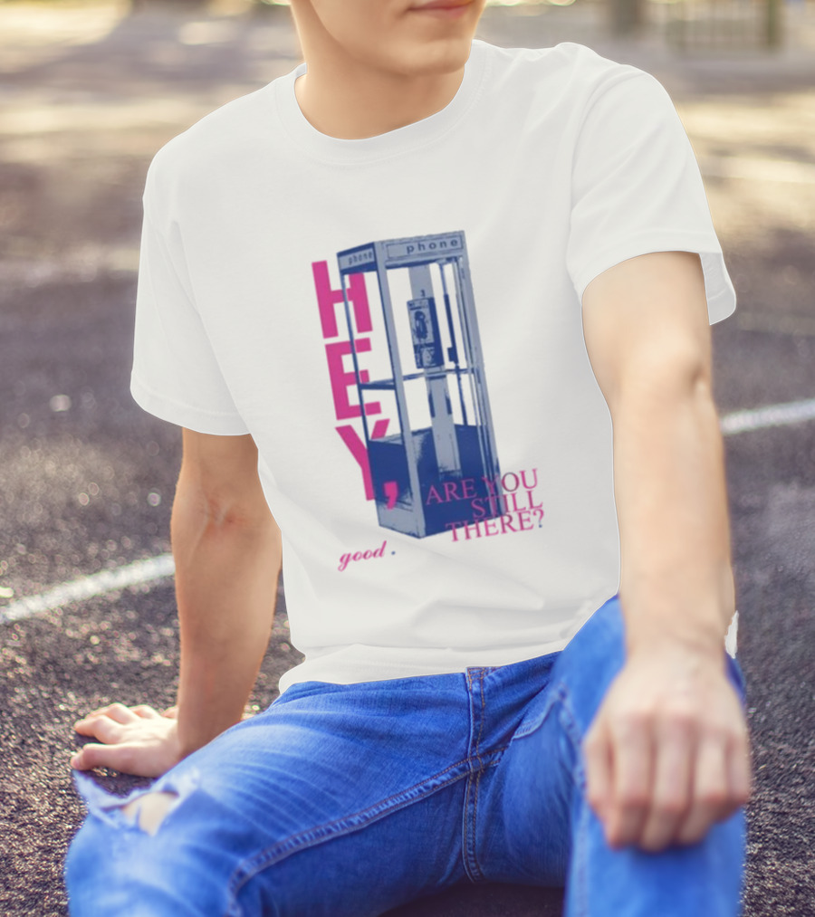 Niki Backburner Hey Are You Still There Good Phone Booth Retro T-Shirt